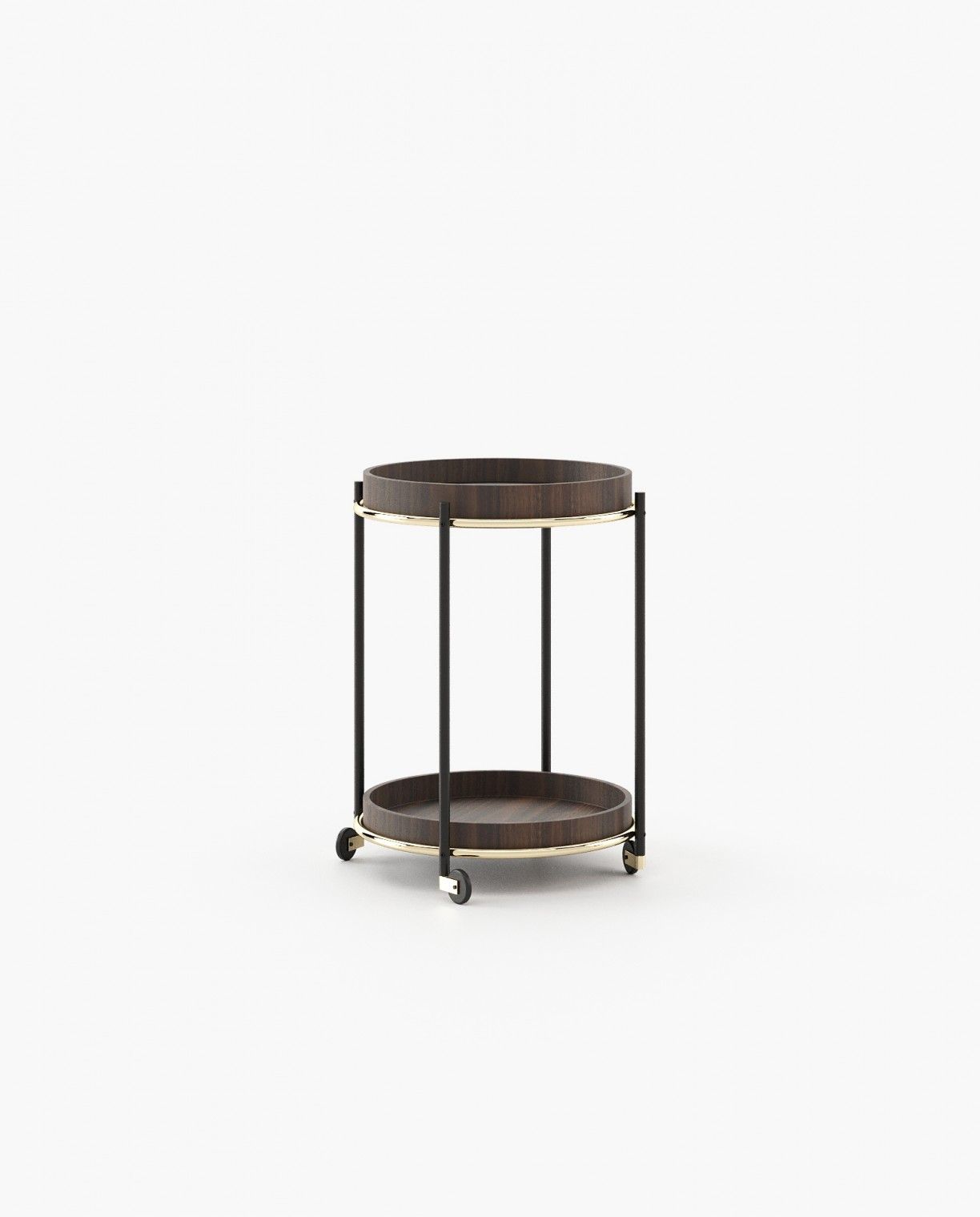 Laskasas RILEY Nest & Side Table Smoked Eucalyptus Veneer Matte - Araco Interiors