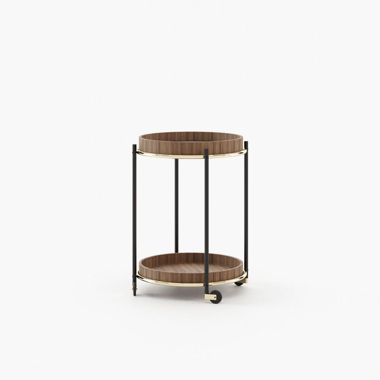 Laskasas RILEY Nest & Side Table Walnut Veneer Matte - Araco Interiors