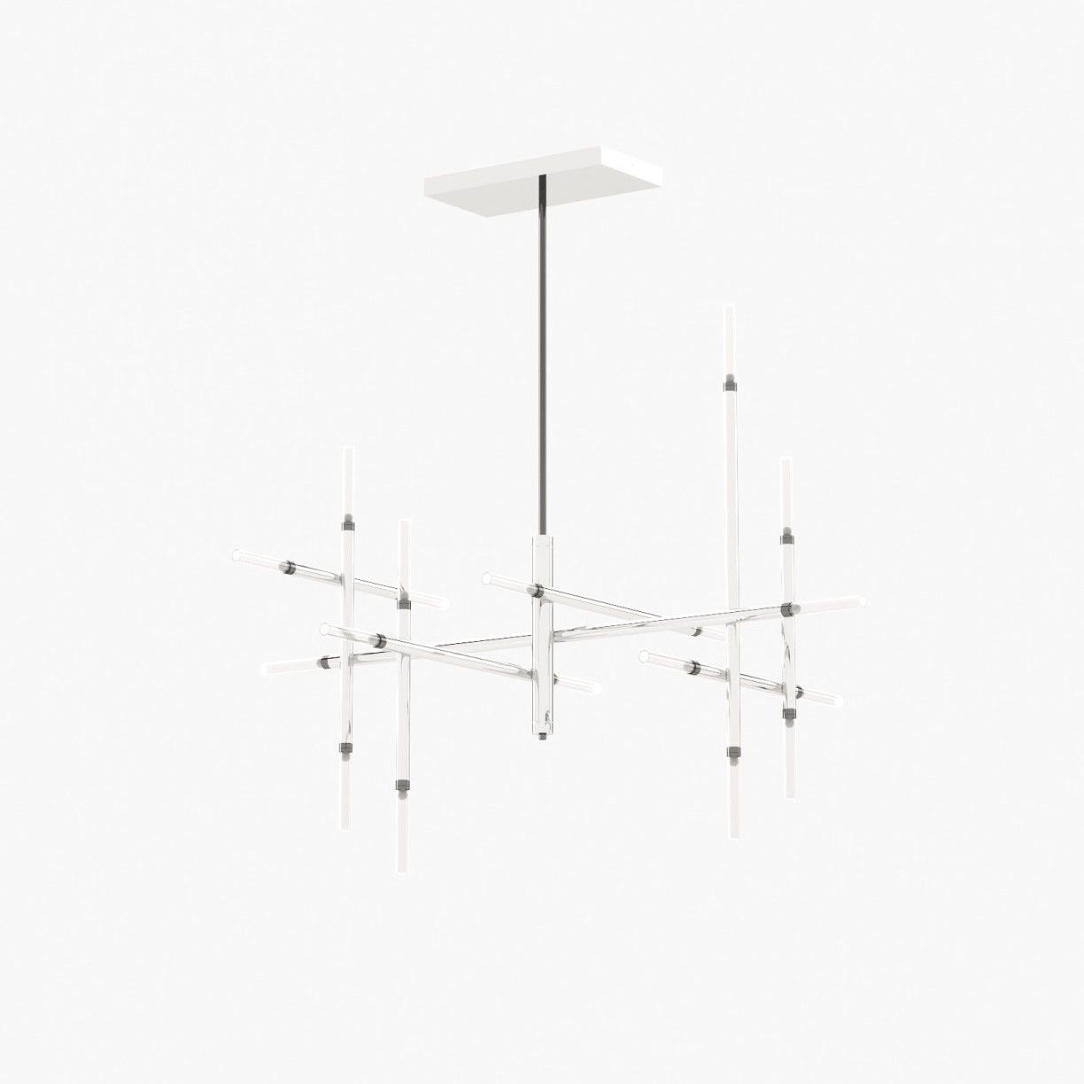 Laskasas ROBERT Ceiling Light Polished Stainless Steel - Araco Interiors