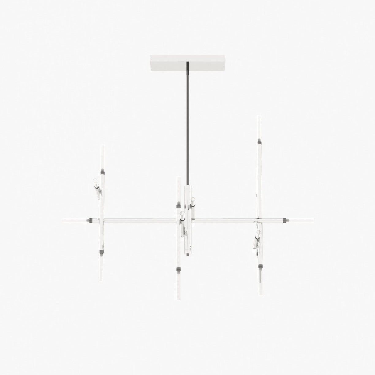 Laskasas ROBERT Ceiling Light Polished Stainless Steel - Araco Interiors