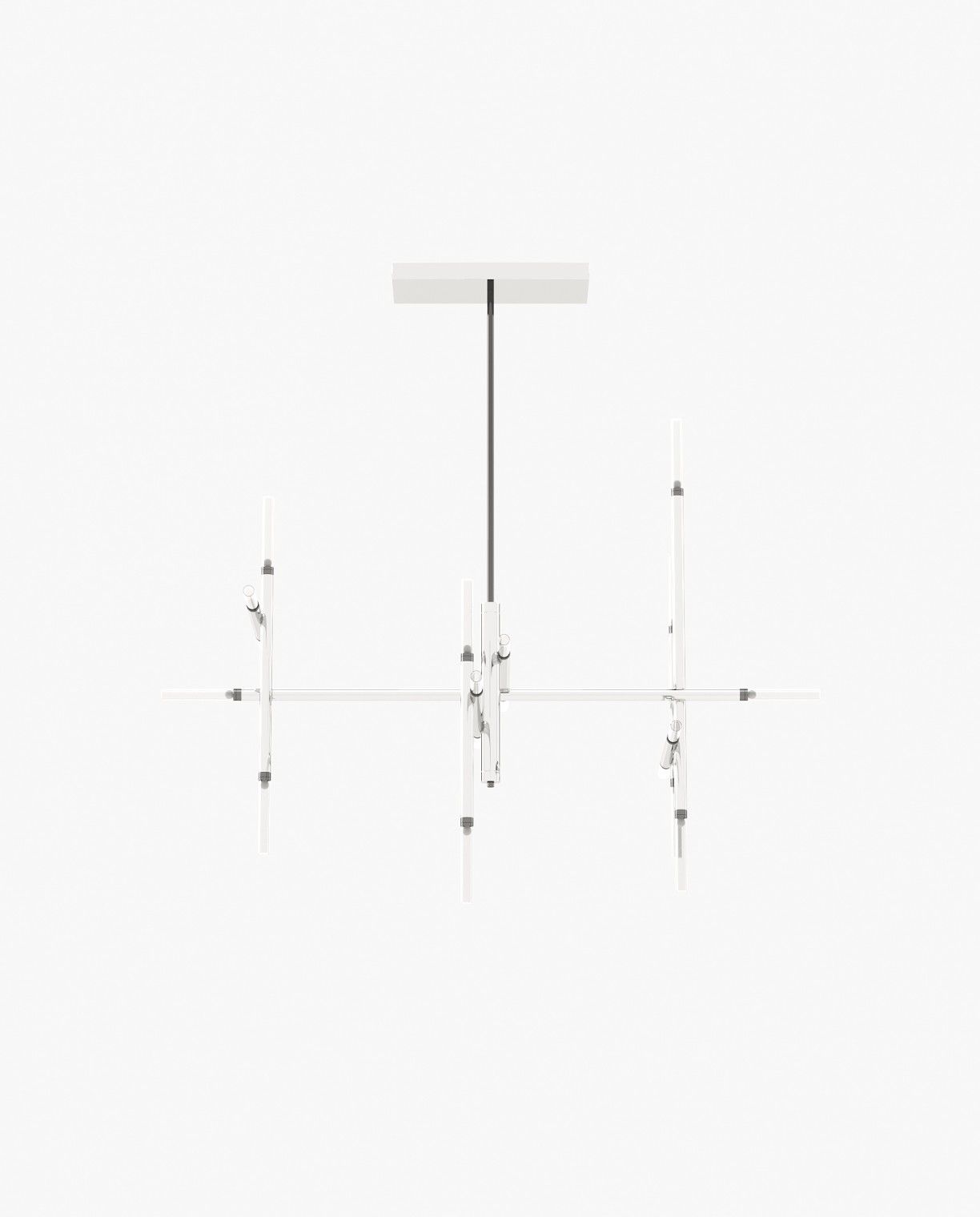 Laskasas ROBERT Ceiling Light Polished Stainless Steel - Araco Interiors