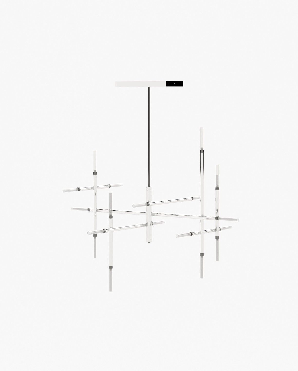 Laskasas ROBERT Ceiling Light Polished Stainless Steel - Araco Interiors
