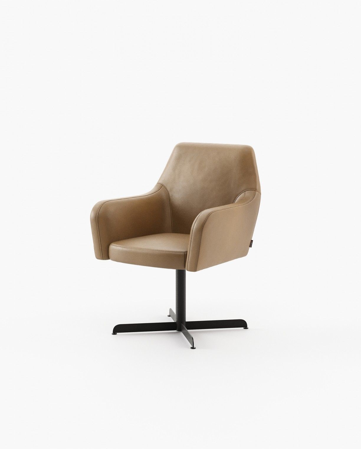 Laskasas ROBSON Dining Chair & Bench Seoul Camel Leather - Araco Interiors