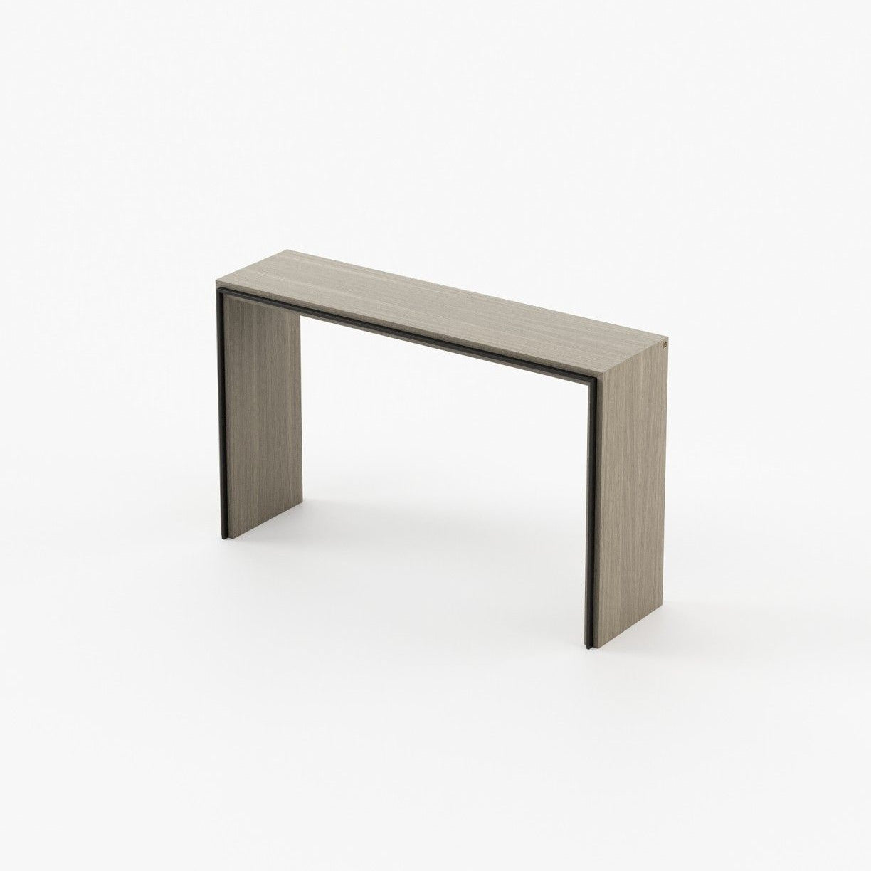 Laskasas RORY Console Table Aged Oak Veneer Matte - Araco Interiors