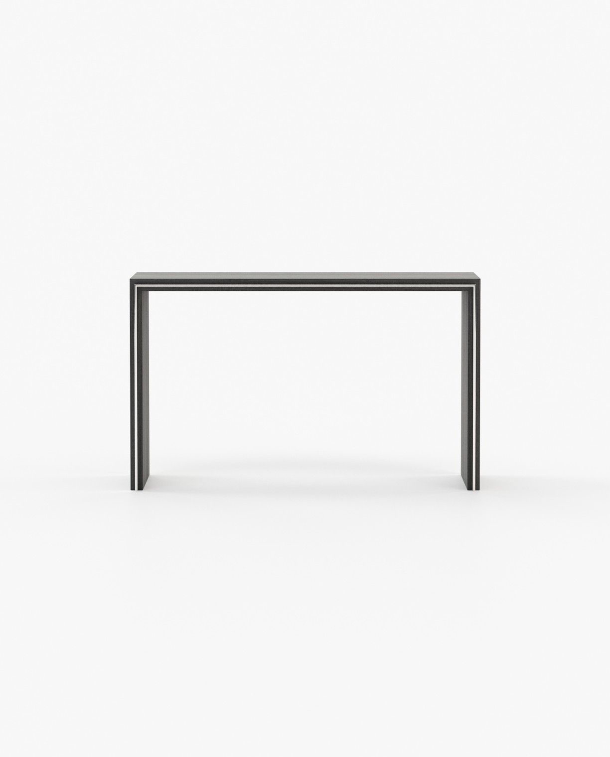 Laskasas RORY Console Table Grey Eucalyptus Veneer Matte - Araco Interiors