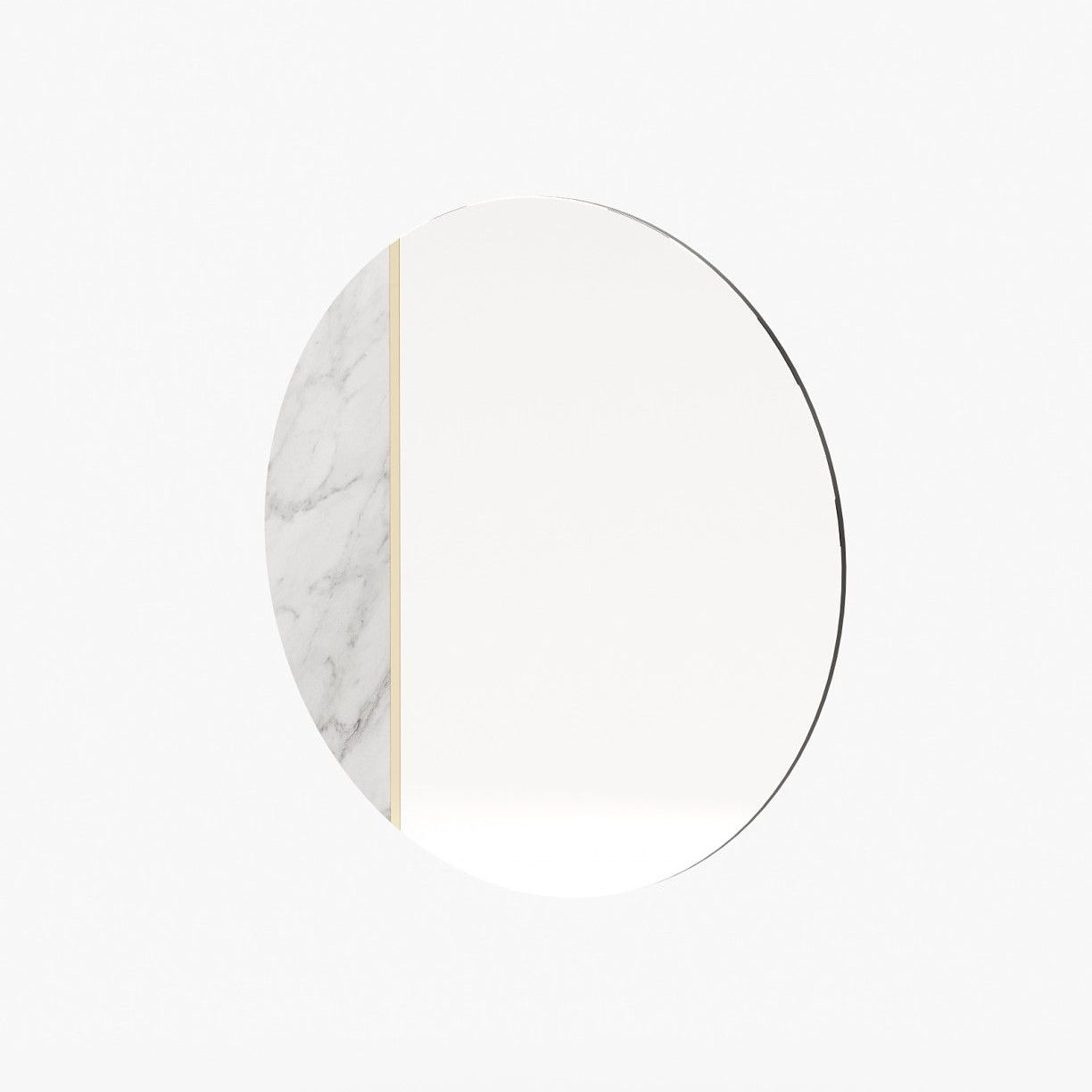 Laskasas ROSANE Mirror Carrara Marble - Araco Interiors