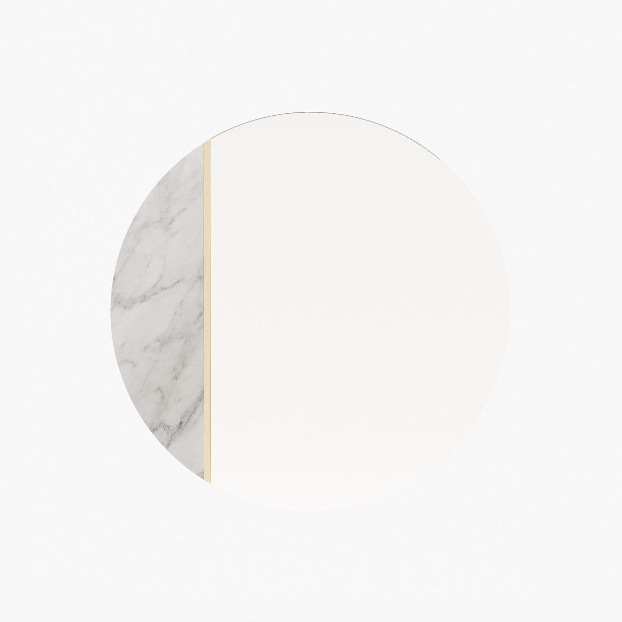 Laskasas ROSANE Mirror Carrara Marble - Araco Interiors