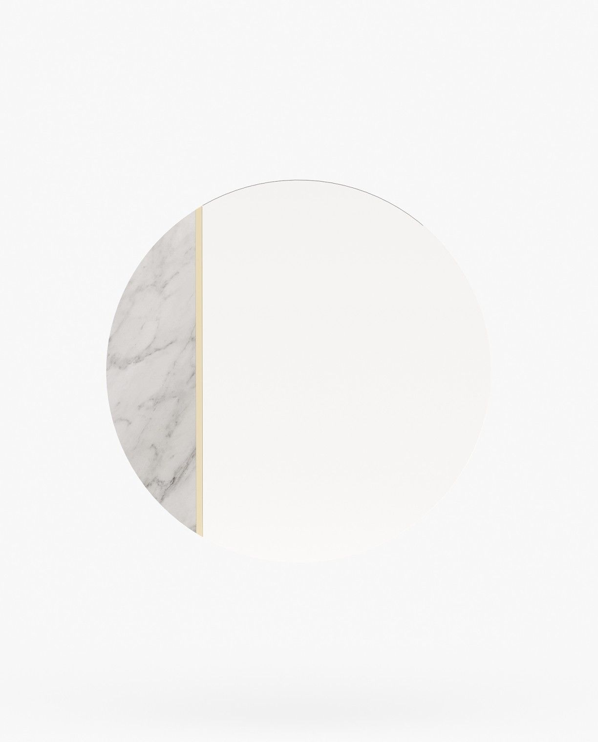 Laskasas ROSANE Mirror Carrara Marble - Araco Interiors