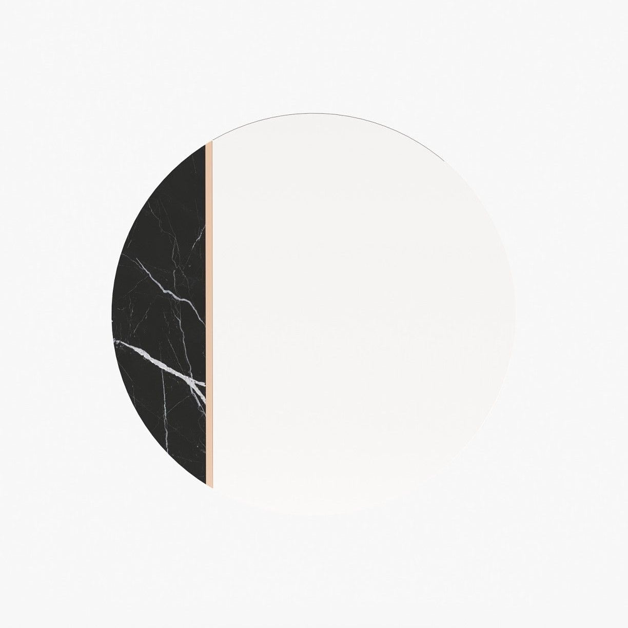 Laskasas ROSANE Mirror Nero Marquina Polished Marble - Araco Interiors