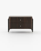Laskasas ROSIE Bedside Cabinet & Table Smoked Eucalyptus Veneer Matte - Araco Interiors