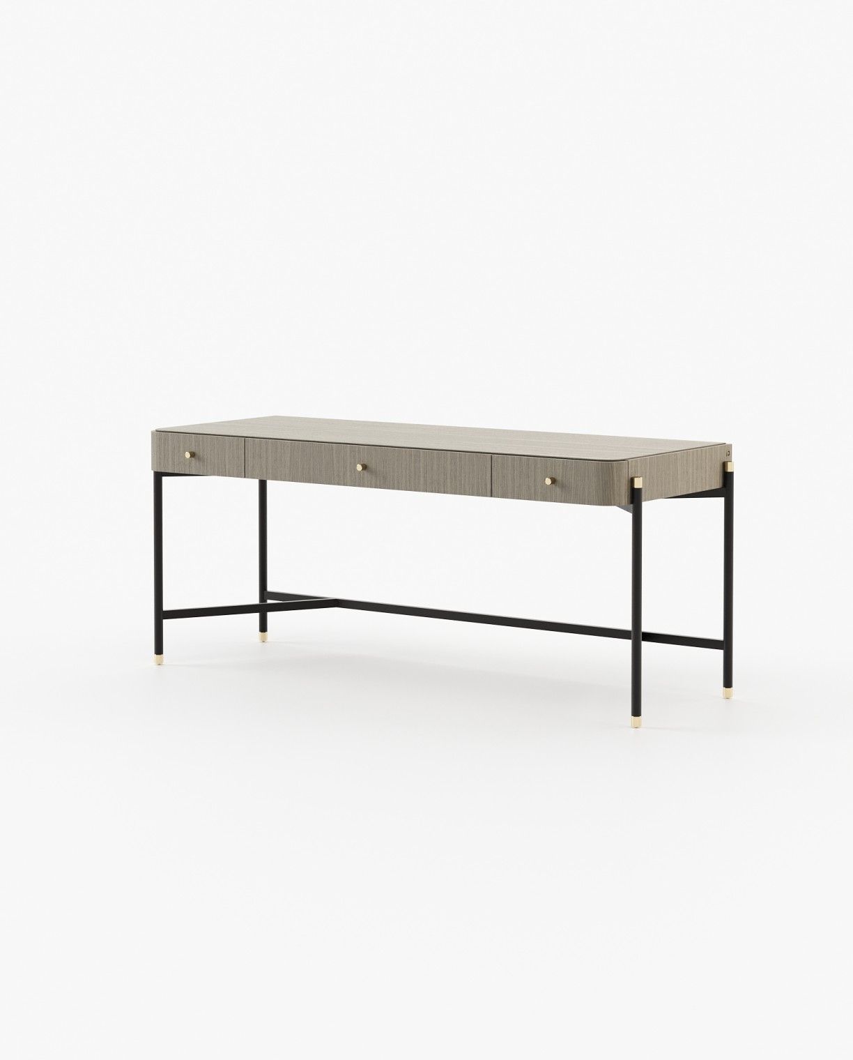 Laskasas ROSIE Desk Aged Oak Veneer Matte - Araco Interiors
