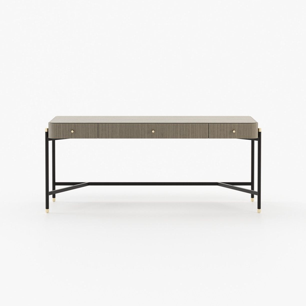 Laskasas ROSIE Desk Aged Oak Veneer Matte - Araco Interiors