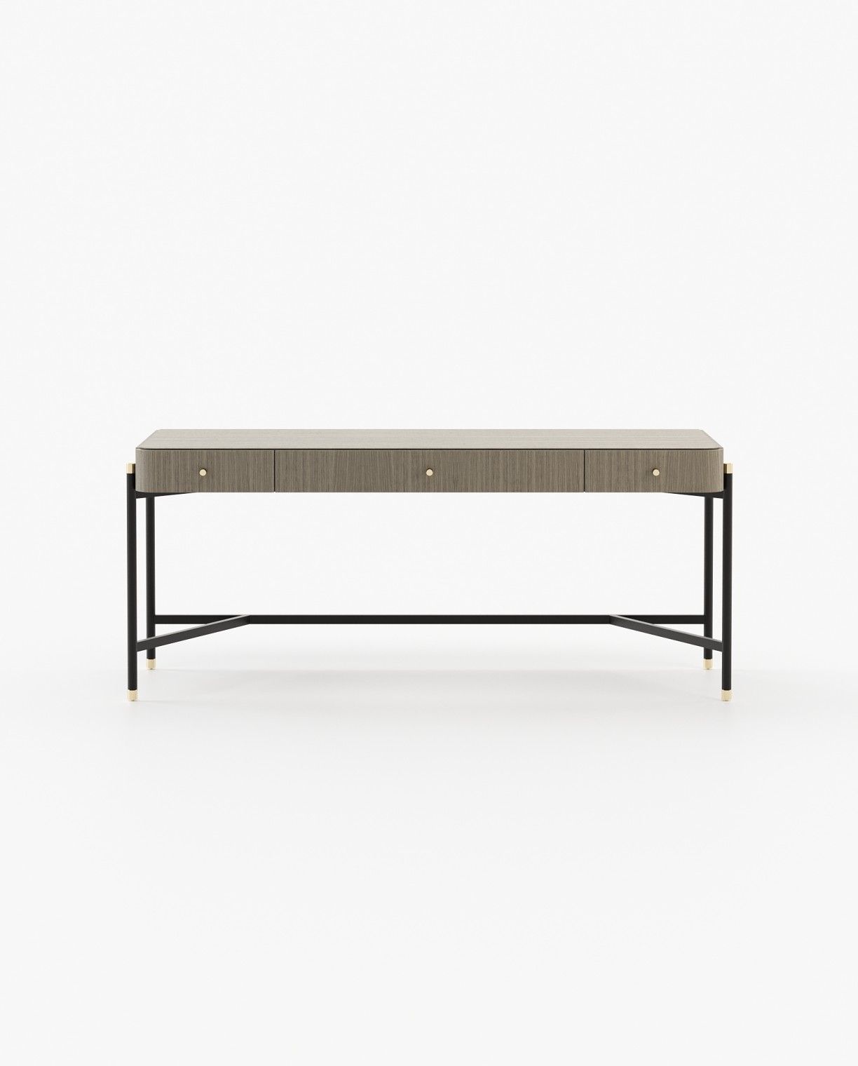Laskasas ROSIE Desk Aged Oak Veneer Matte - Araco Interiors