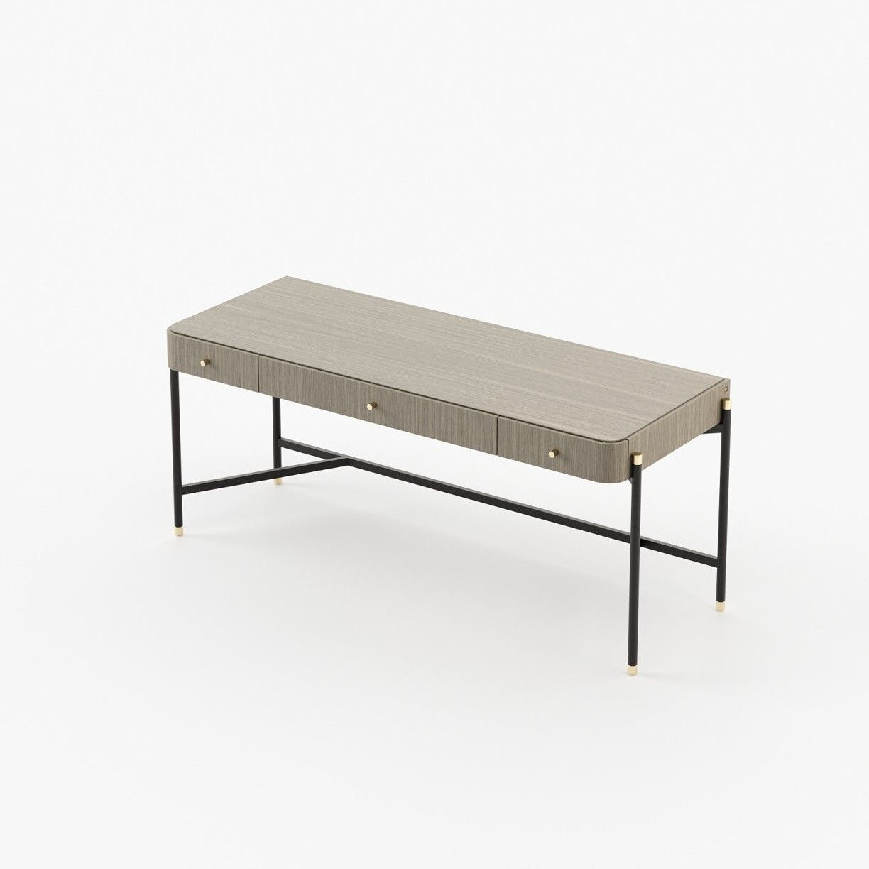 Laskasas ROSIE Desk Aged Oak Veneer Matte - Araco Interiors