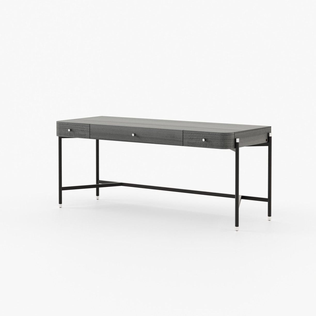 Laskasas ROSIE Desk Grey Eucalyptus Veneer Matte - Araco Interiors