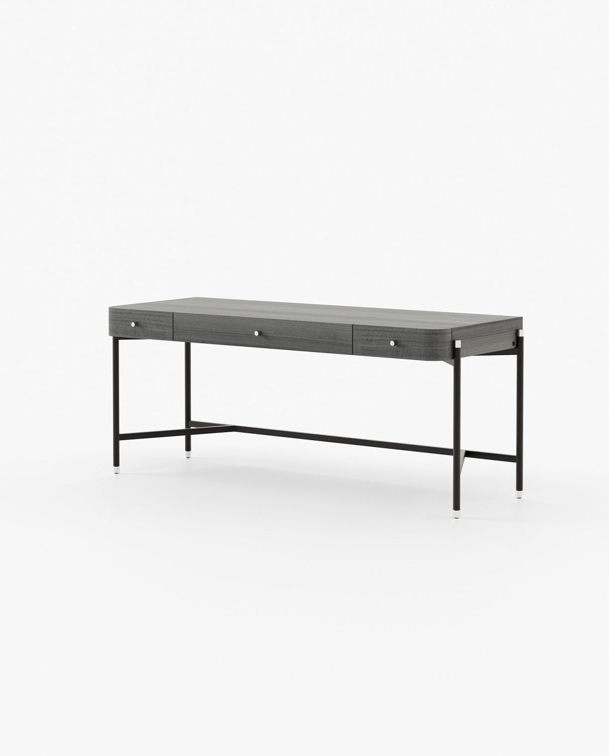 Laskasas ROSIE Desk Grey Eucalyptus Veneer Matte - Araco Interiors