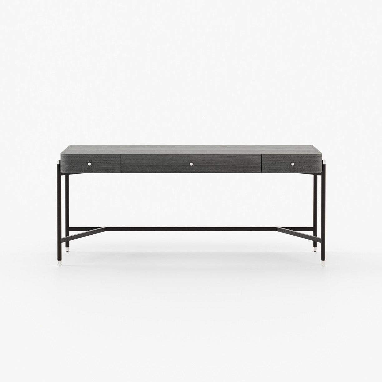 Laskasas ROSIE Desk Grey Eucalyptus Veneer Matte - Araco Interiors