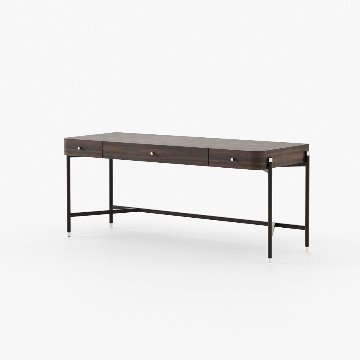 Laskasas ROSIE Desk Smoked Eucalyptus Veneer Matte - Araco Interiors