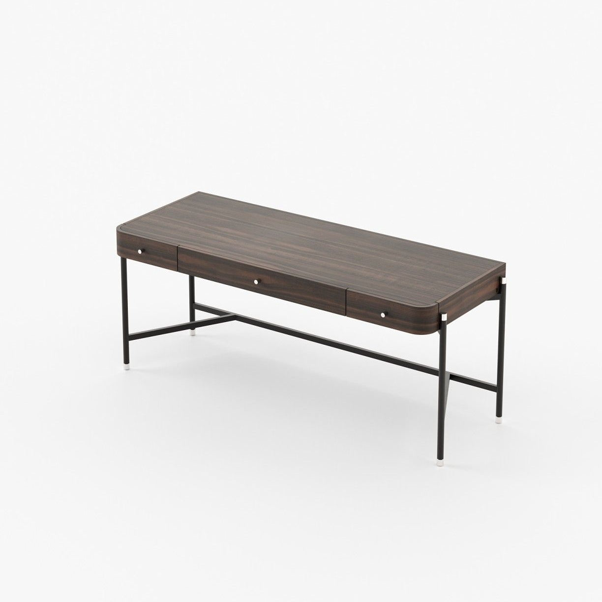 Laskasas ROSIE Desk Smoked Eucalyptus Veneer Matte - Araco Interiors
