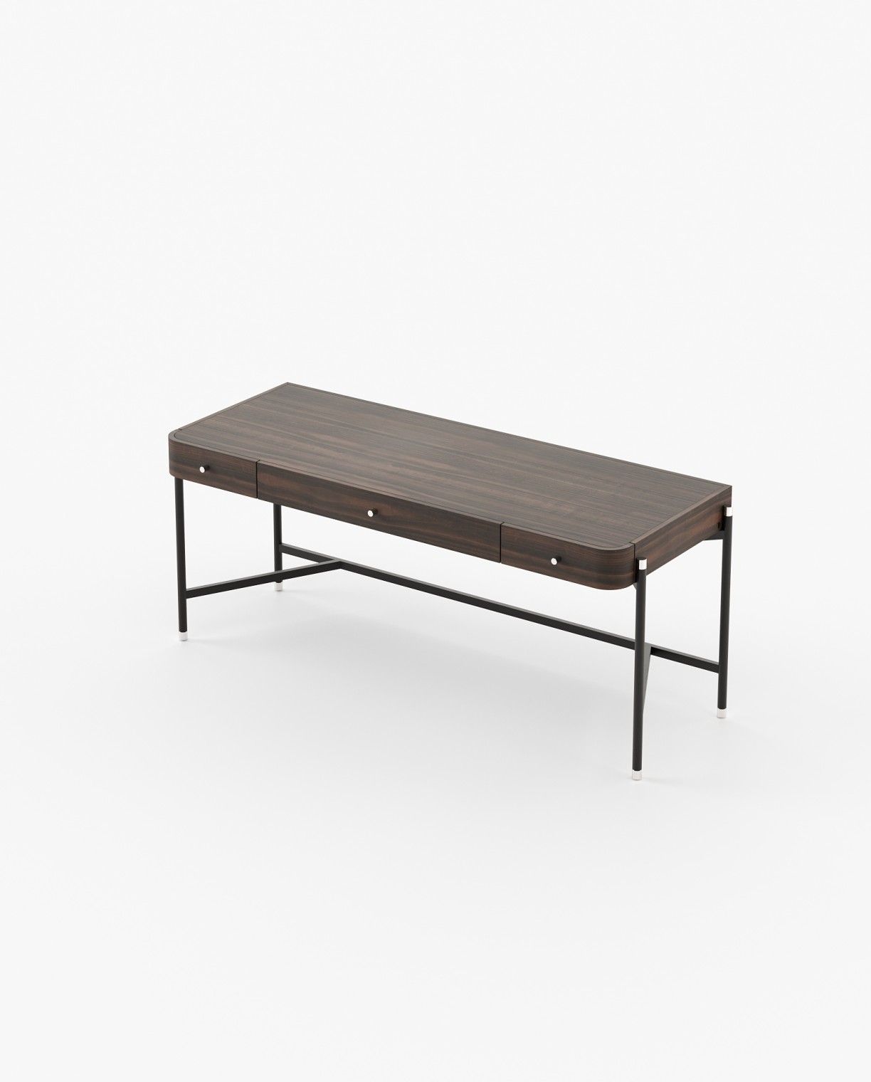 Laskasas ROSIE Desk Smoked Eucalyptus Veneer Matte - Araco Interiors
