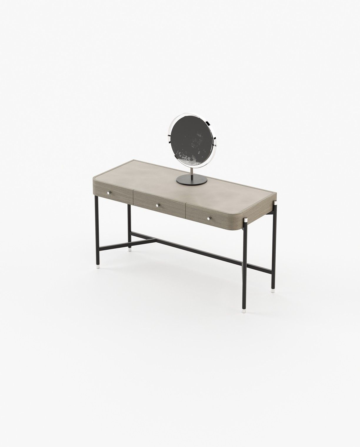 Laskasas ROSIE Dressing Table Aged Oak Veneer Matte - Araco Interiors