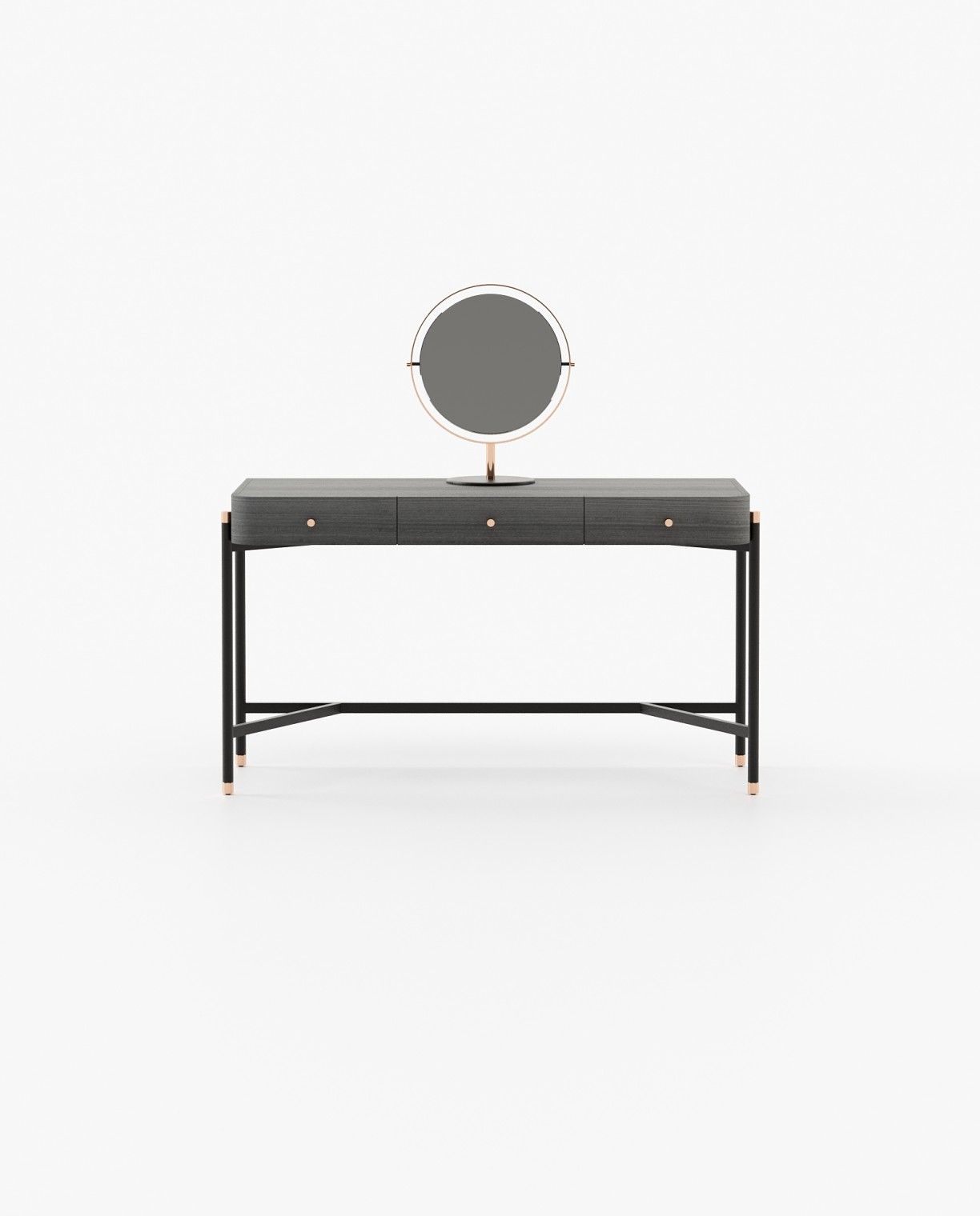 Laskasas ROSIE Dressing Table Grey Eucalyptus Veneer Matte - Araco Interiors