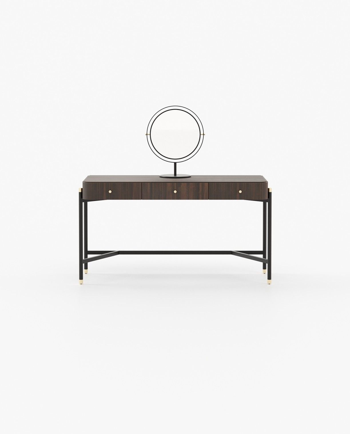 Laskasas ROSIE Dressing Table Smoked Eucalyptus Veneer Matte - Araco Interiors