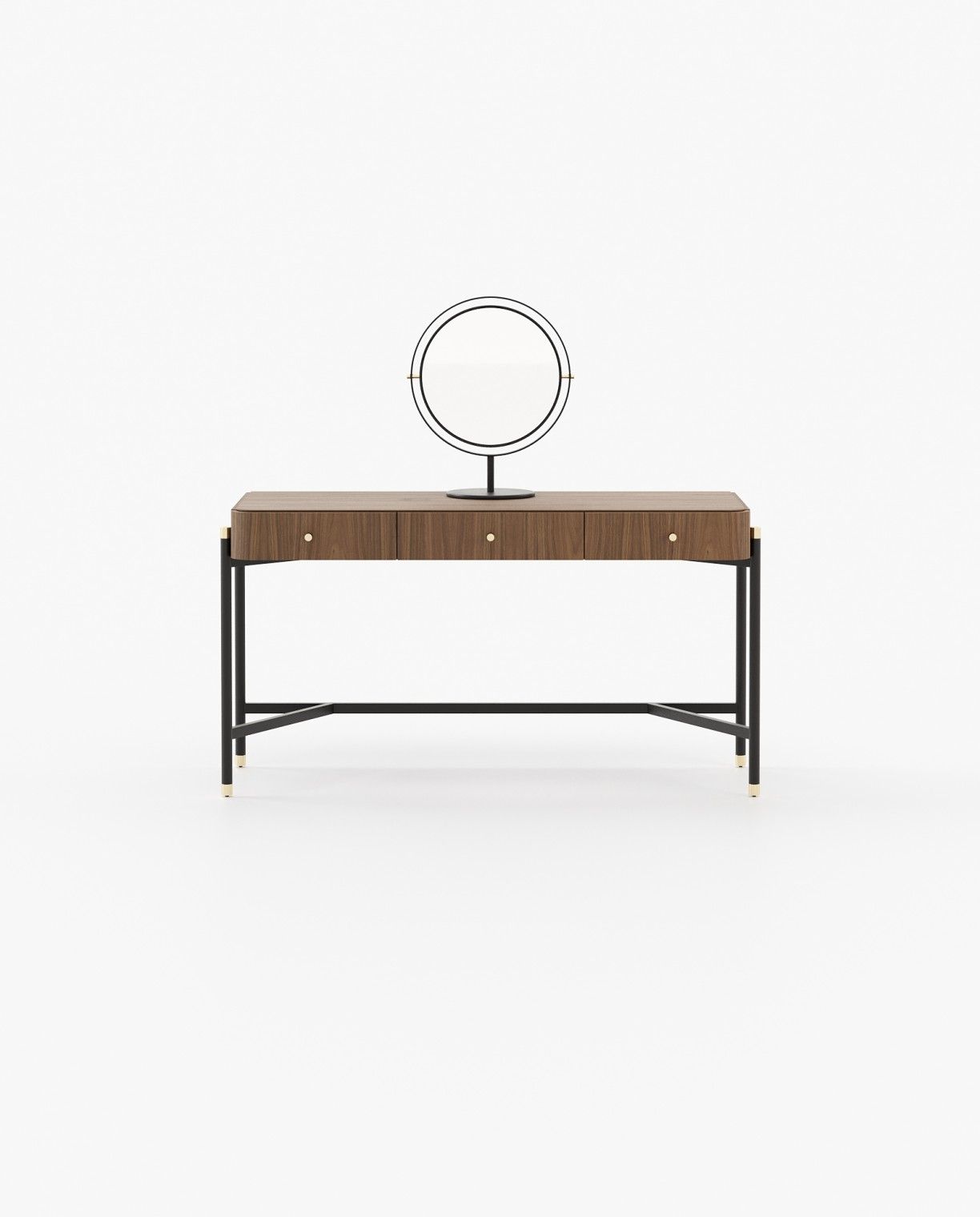 Laskasas ROSIE Dressing Table Walnut Veneer Matte - Araco Interiors