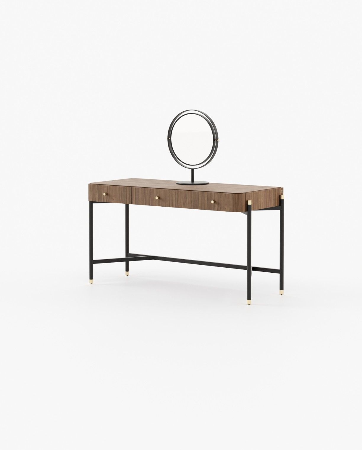 Laskasas ROSIE Dressing Table Walnut Veneer Matte - Araco Interiors