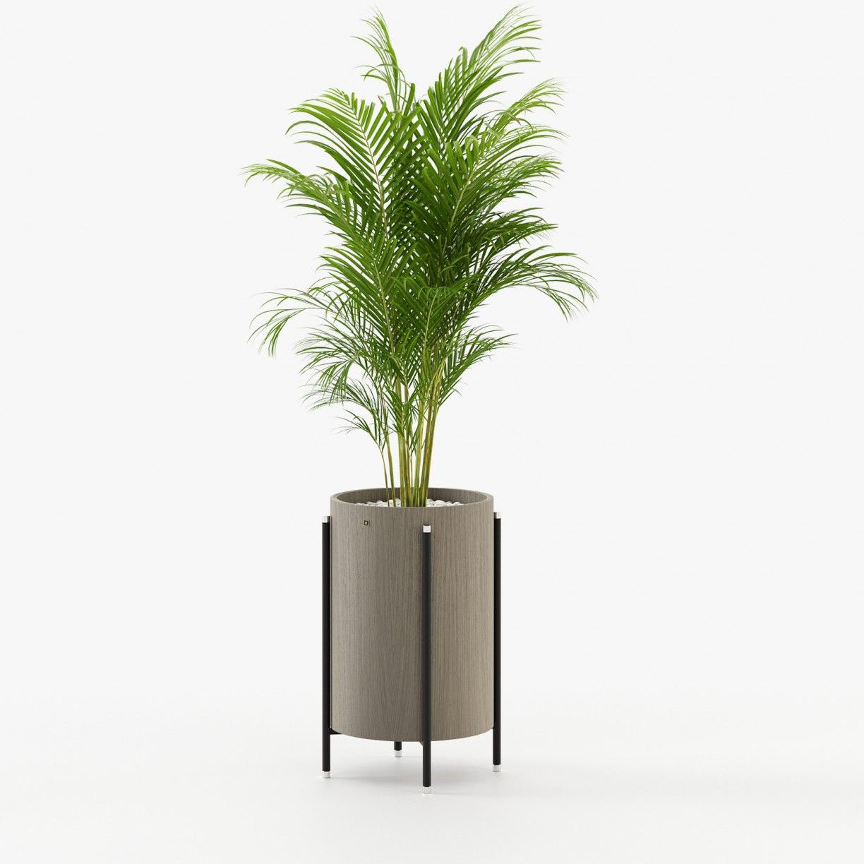 Laskasas ROSIE Planter & Pot Aged Oak Veneer Matte - Araco Interiors