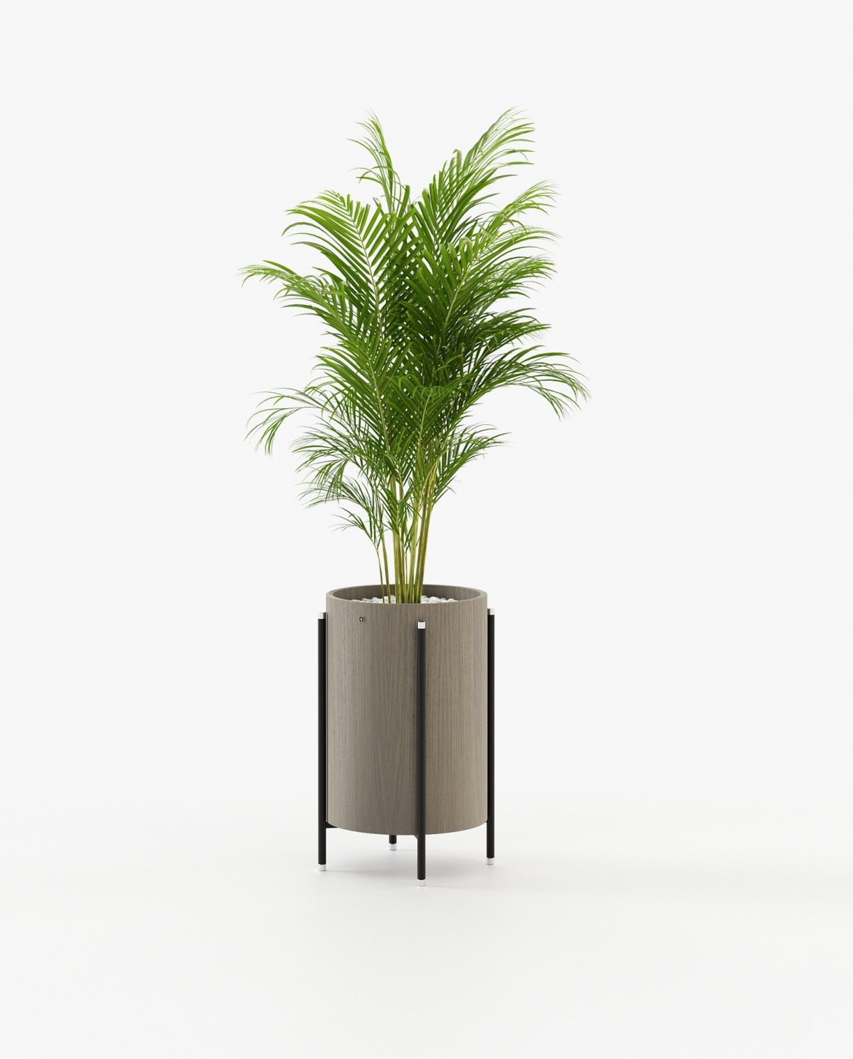 Laskasas ROSIE Planter & Pot Aged Oak Veneer Matte - Araco Interiors