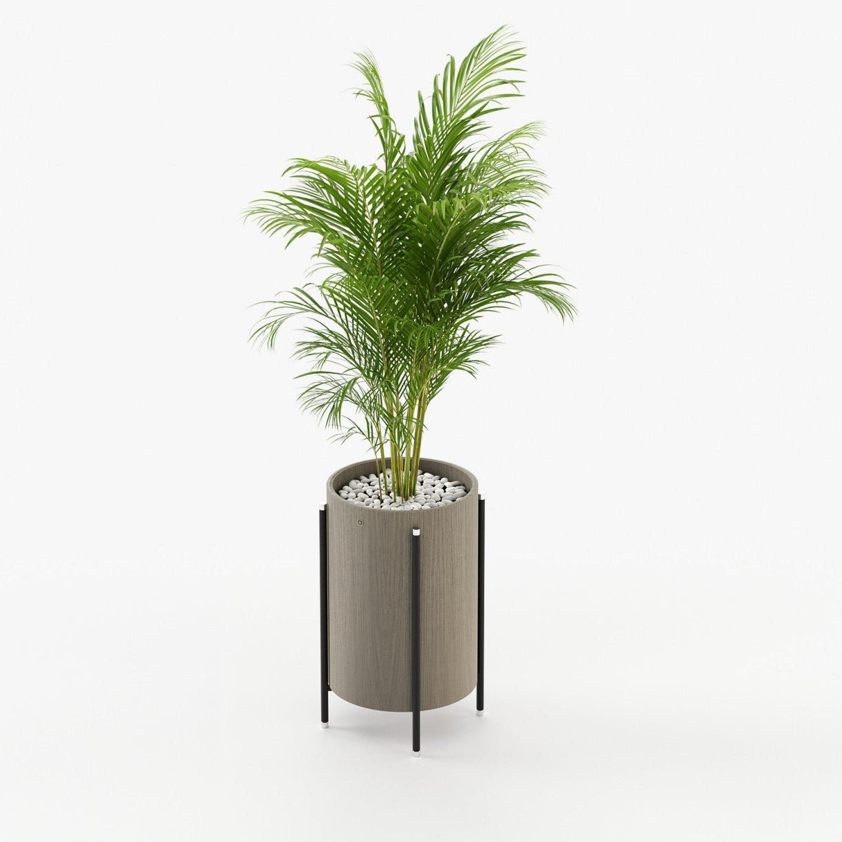 Laskasas ROSIE Planter & Pot Aged Oak Veneer Matte - Araco Interiors