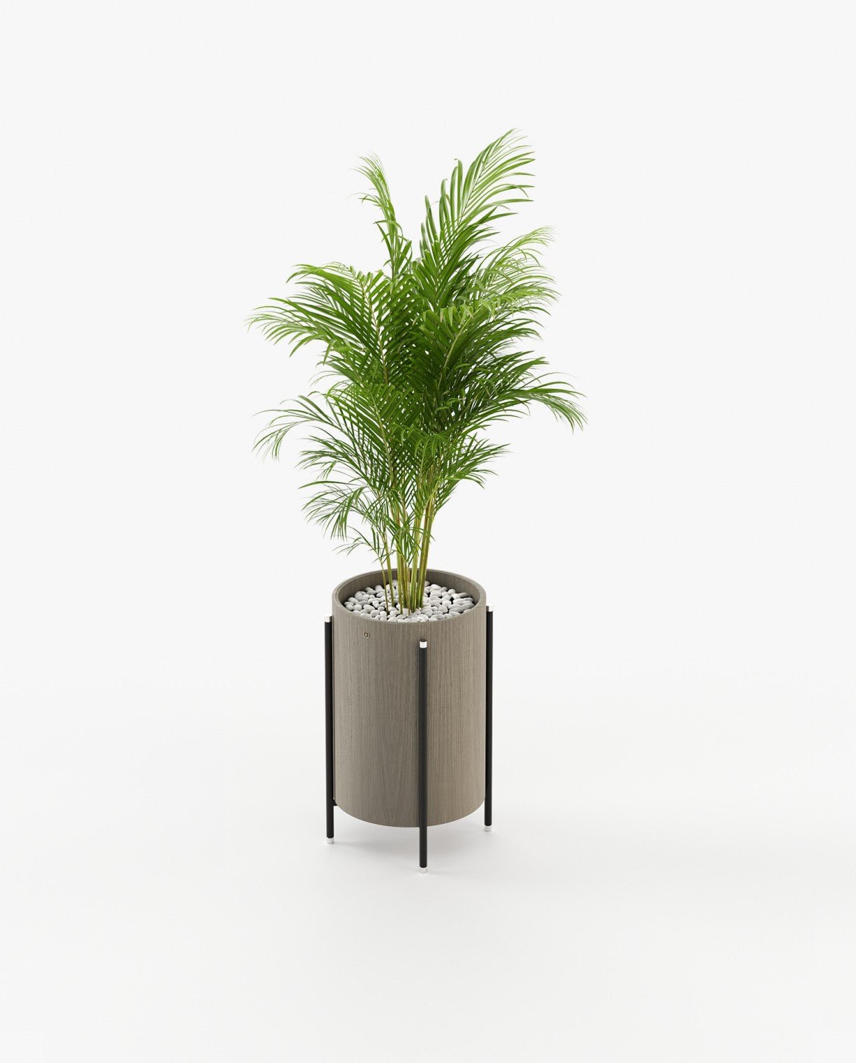 Laskasas ROSIE Planter & Pot Aged Oak Veneer Matte - Araco Interiors