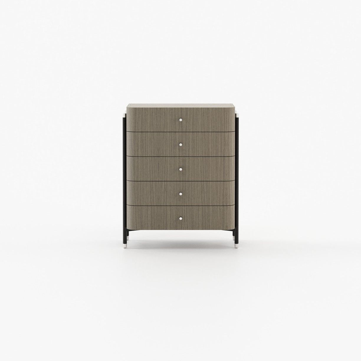 Laskasas ROSIE Tallboy Chest of Drawers Aged Oak Veneer Matte - Araco Interiors