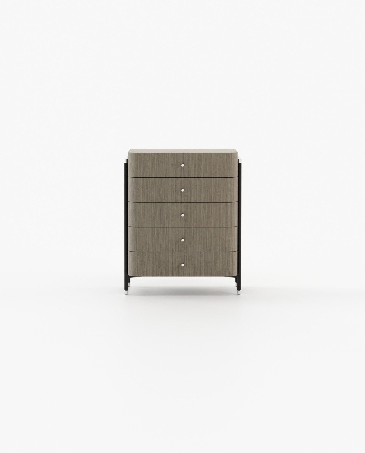 Laskasas ROSIE Tallboy Chest of Drawers Aged Oak Veneer Matte - Araco Interiors