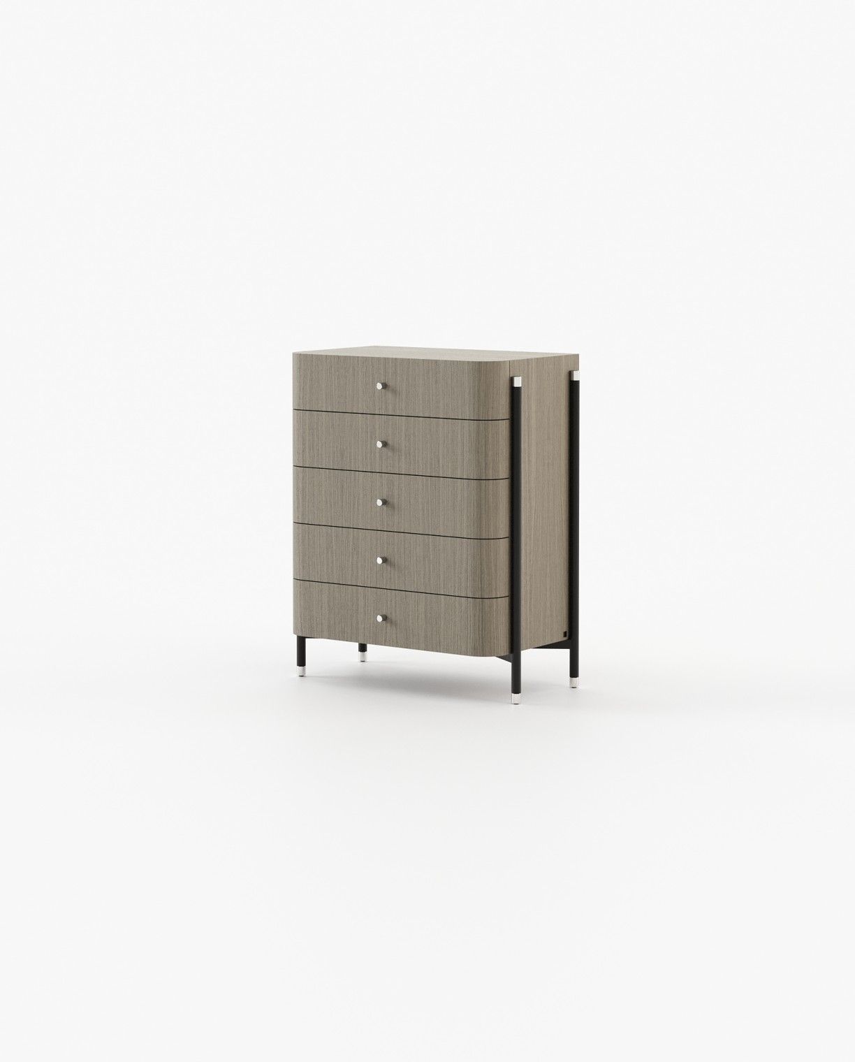 Laskasas ROSIE Tallboy Chest of Drawers Aged Oak Veneer Matte - Araco Interiors