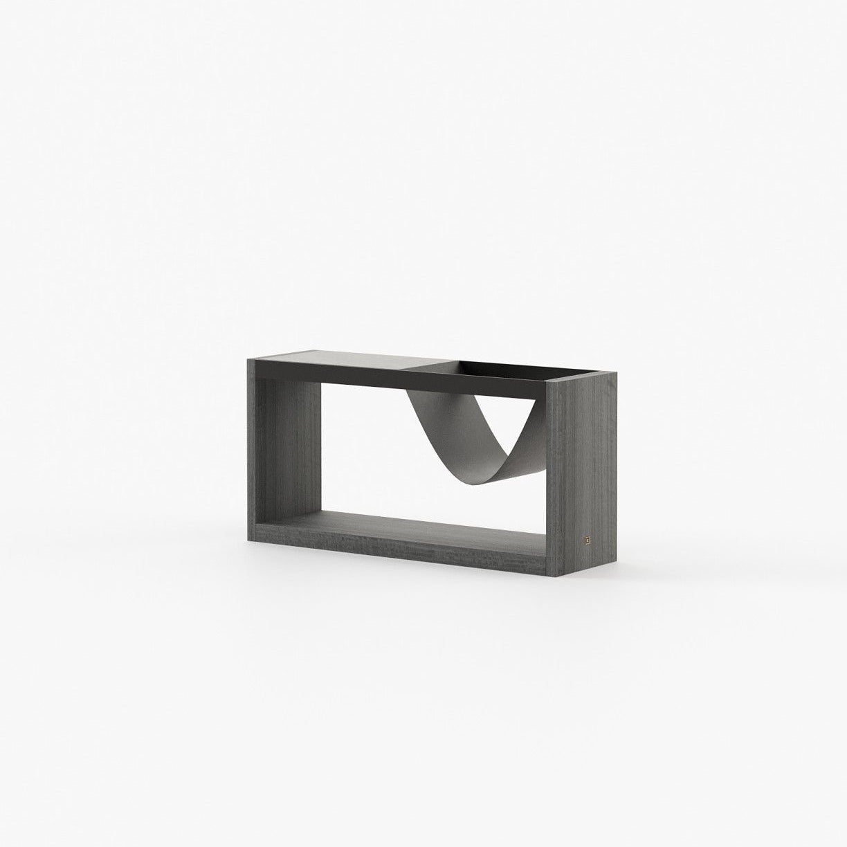 Laskasas RYAN Storage Unit Grey Eucalyptus Veneer Matte - Araco Interiors