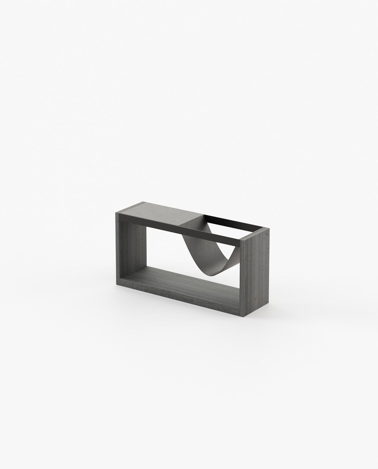 Laskasas RYAN Storage Unit Grey Eucalyptus Veneer Matte - Araco Interiors