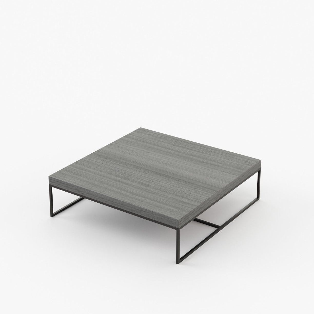 Laskasas S. PAULO Coffee Table Grey Eucalyptus Veneer Matte - Araco Interiors