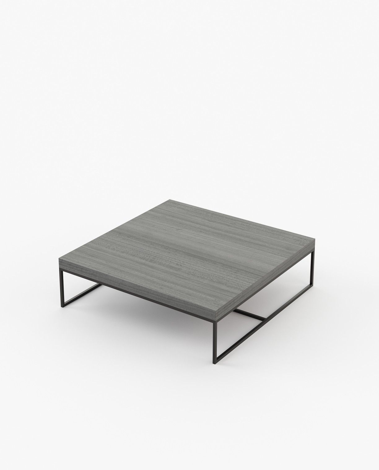 Laskasas S. PAULO Coffee Table Grey Eucalyptus Veneer Matte - Araco Interiors
