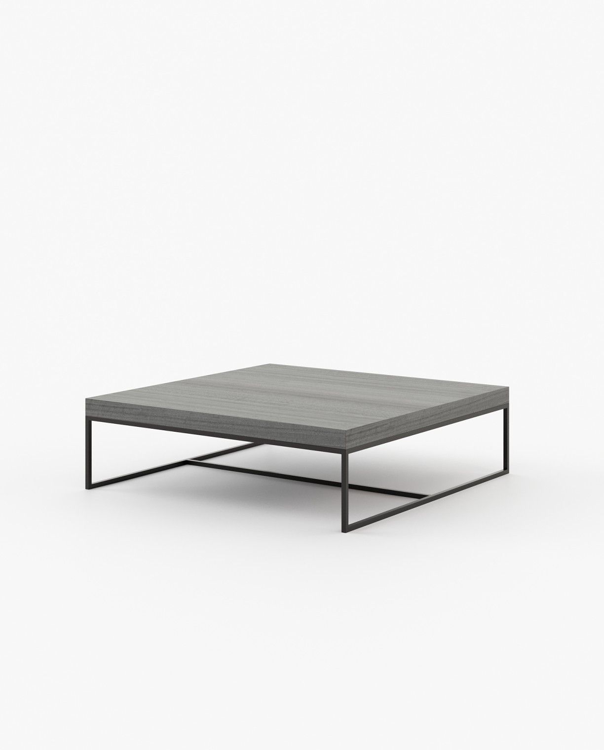 Laskasas S. PAULO Coffee Table Grey Eucalyptus Veneer Matte - Araco Interiors