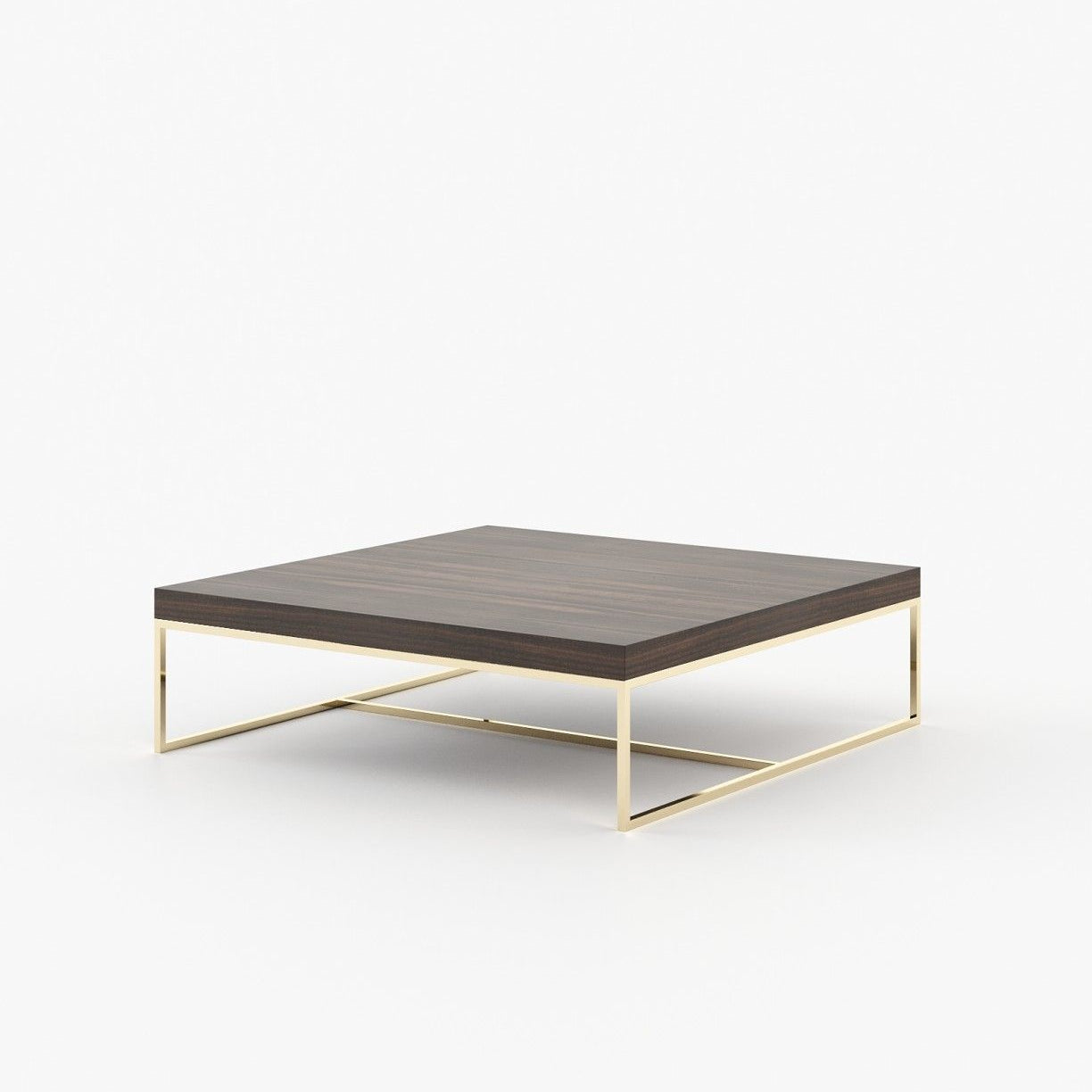 Laskasas S. PAULO Coffee Table Smoked Eucalyptus Veneer Matte - Araco Interiors
