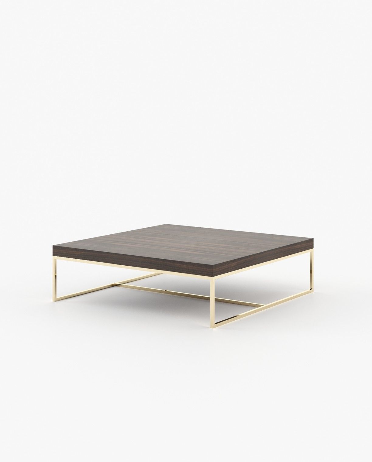Laskasas S. PAULO Coffee Table Smoked Eucalyptus Veneer Matte - Araco Interiors
