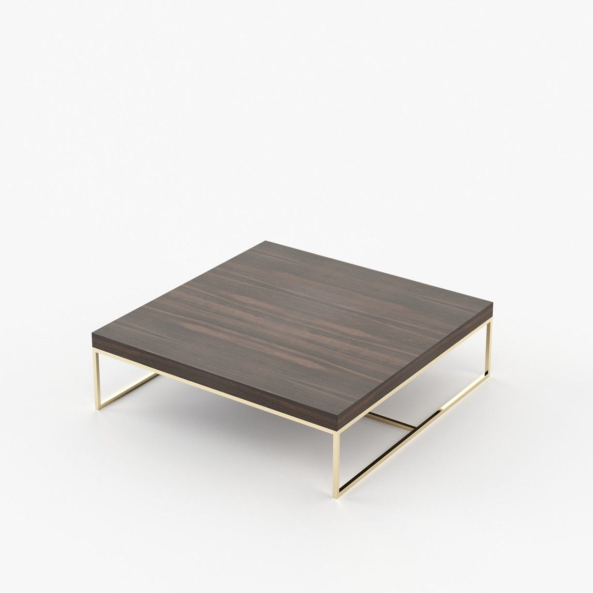 Laskasas S. PAULO Coffee Table Smoked Eucalyptus Veneer Matte - Araco Interiors