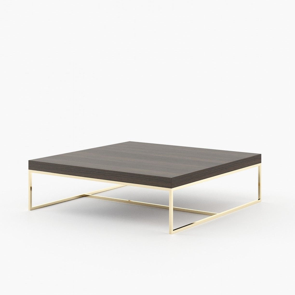 Laskasas S. PAULO Coffee Table Smoked Oak Veneer Matte - Araco Interiors