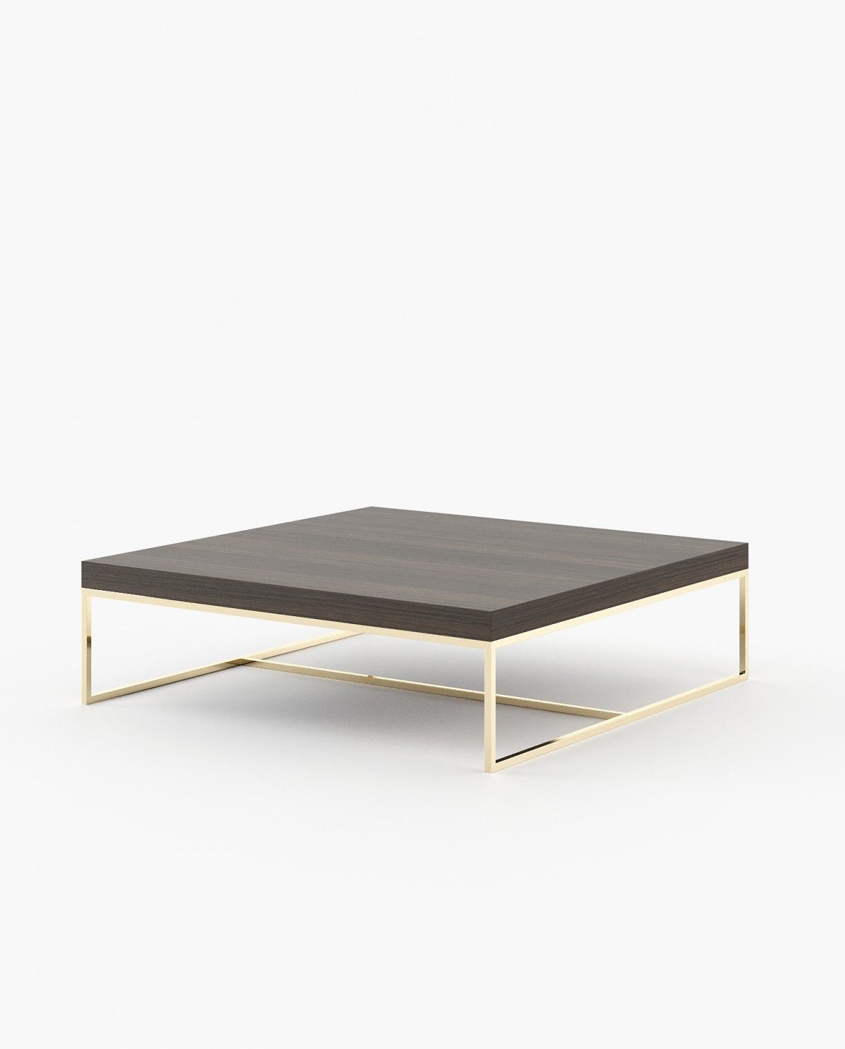 Laskasas S. PAULO Coffee Table Smoked Oak Veneer Matte - Araco Interiors
