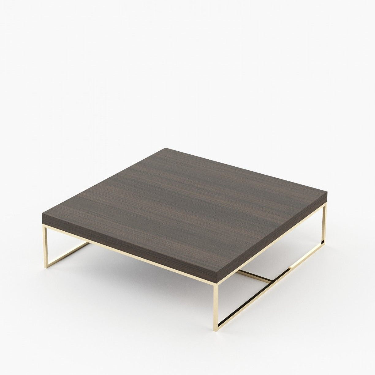 Laskasas S. PAULO Coffee Table Smoked Oak Veneer Matte - Araco Interiors