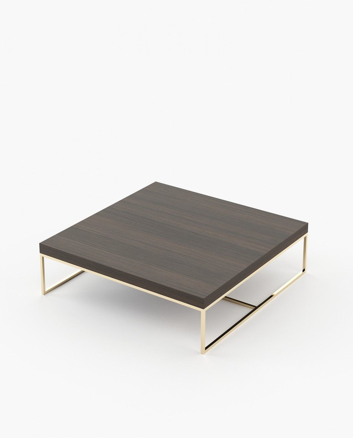 Laskasas S. PAULO Coffee Table Smoked Oak Veneer Matte - Araco Interiors