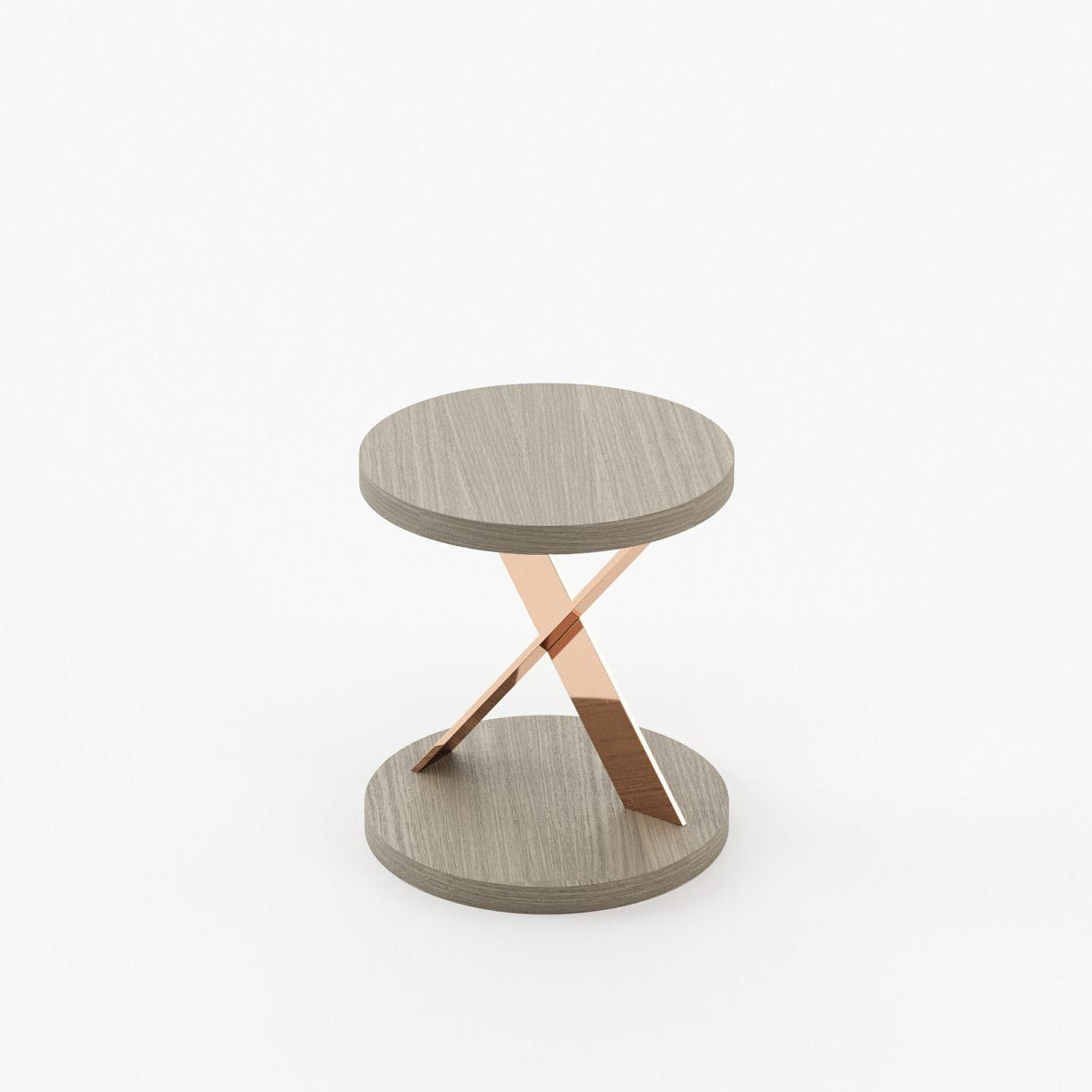 Laskasas SALLY Nest & Side Table Aged Oak Veneer Matte - Araco Interiors
