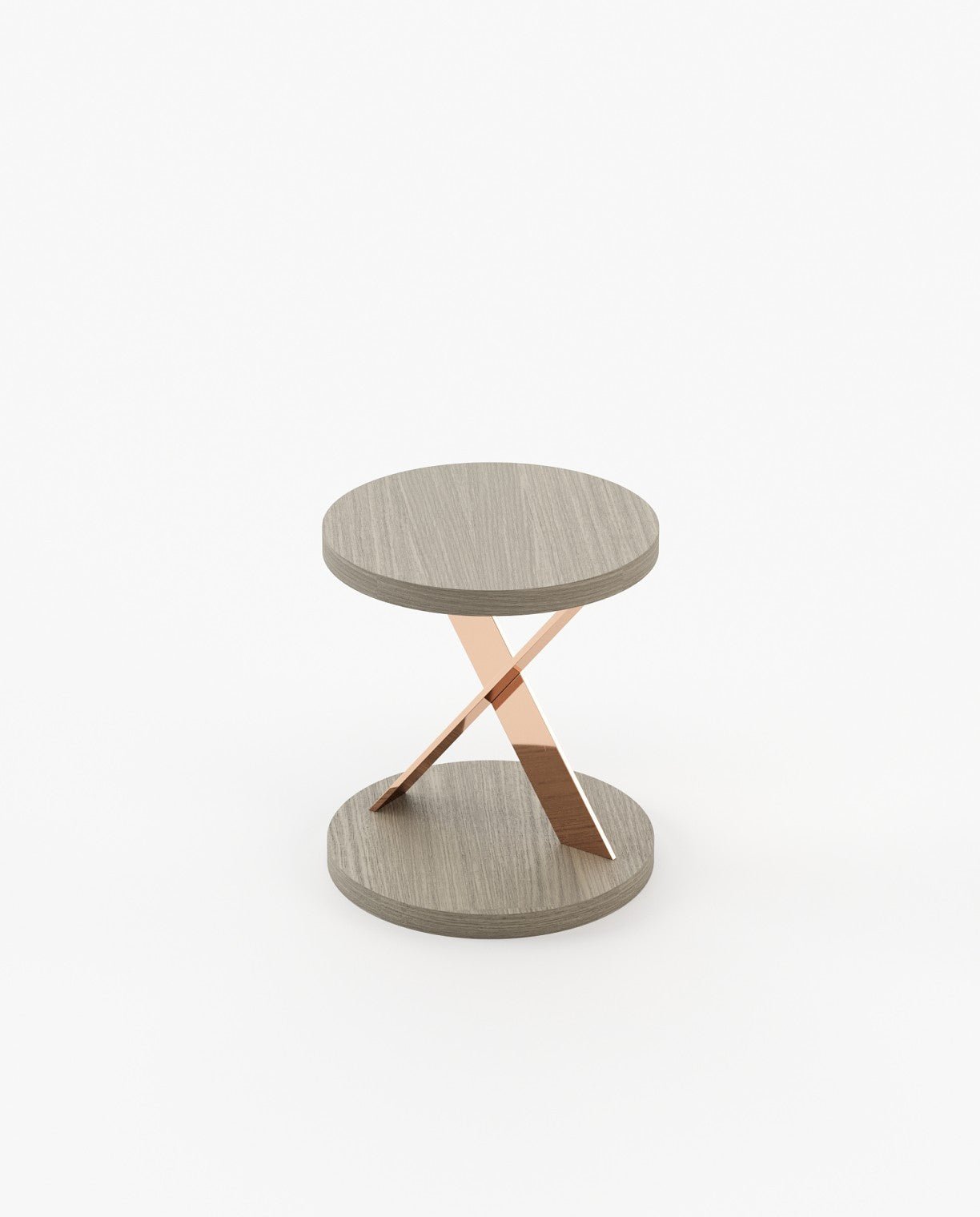 Laskasas SALLY Nest & Side Table Aged Oak Veneer Matte - Araco Interiors